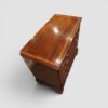 George III mahogany crossbanded chest top