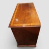 George III mahogany crossbanded chest top view