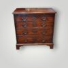 George III mahogany small batchelors chest front