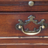 George III mahogany small batchelors chest handle