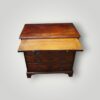 George III mahogany small batchelors chest slide
