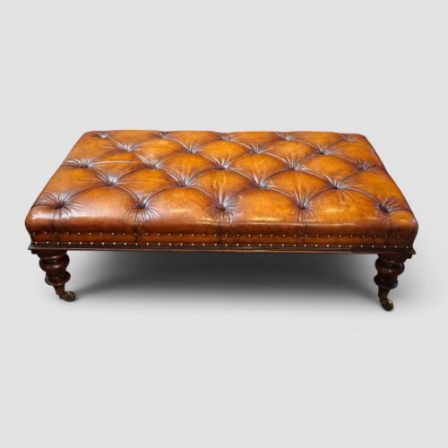 Large Chesterfield stool