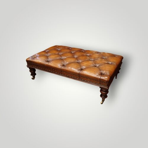 Large Chesterfield stool