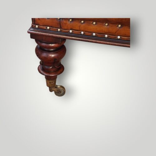 Large Chesterfield stool leg