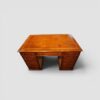 Victorian mahogany desk with high kneehole top