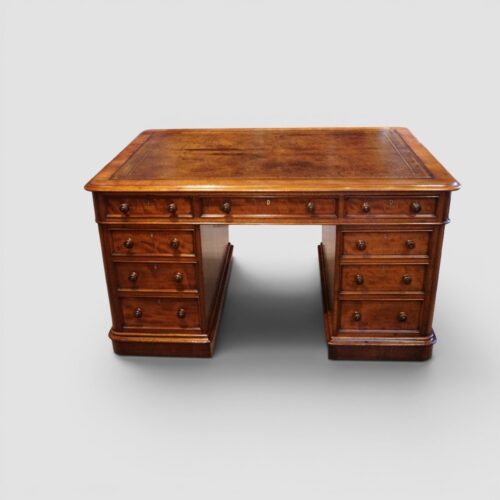 Victorian mahogany partners desk