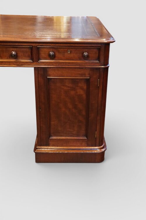 Victorian mahogany partners desk door
