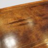 Victorian mahogany partners desk leather detail