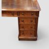 Victorian mahogany partners desk pedestal