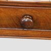 Victorian mahogany writing table dummy drawer