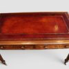 Victorian mahogany writing table leather writing surface