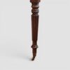 Victorian mahogany writing table leg