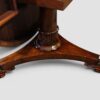 William IV rosewood circular dining table base
