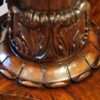 William IV rosewood circular dining table carving column