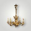 Antique 8 arm Mazarin chandelier