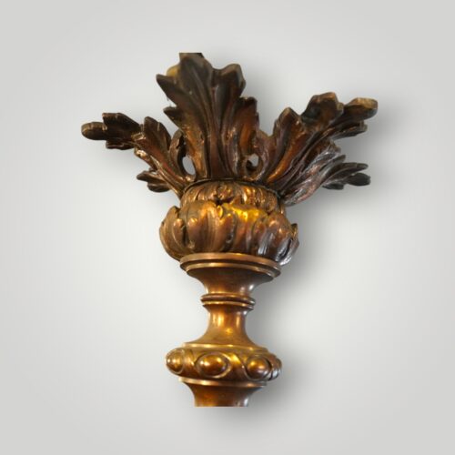 Antique gilt bronze hall lantern ceiling rose