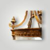 Antique gilt bronze hall lantern edge