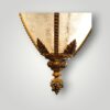 Antique gilt bronze hall lantern finial detail