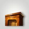 Walnut bookcase top with glazed panels – George I period