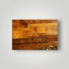 George I walnut bureau bookcase subtle inlay detail