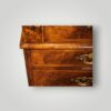 Walnut bookcase top with glazed panels – George I period