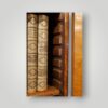George I bureau bookcase showing adjustable shelves