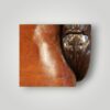 George III mahogany Gainsborough chair leaf carving