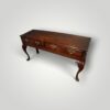Georgian oak cabriole leg dresser 140cms at angle