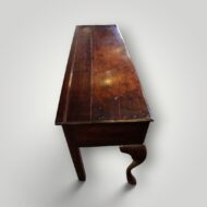 Georgian oak cabriole leg dresser 140cms top