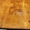 Oak refectory dining table grain