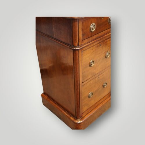 Matching pair of antique Victorian mahogany nightstands