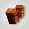 Victorian mahogany bedside chests showing rich polished timber