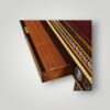 Victorian partners‑style desk with architectural superstructure