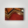 Thuya wood Victorian writing desk with raised drawers