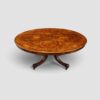 Victorian inlaid walnut coffee table