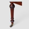 Victorian mahogany Holland & Sons writing table leg