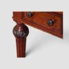 Fine nineteenth-century mahogany writing table by Holland & Sons with original green leather top and exceptional craftsmanship.