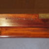 Victorian mahogany Holland & Sons writing table makers stamp