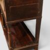 Side profile of antique oak potboard dresser