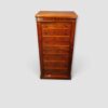 Antique mahogany Wellington chest with classic Victorian design