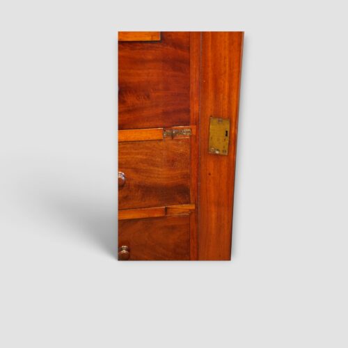 Victorian chest of drawers with locking side flap