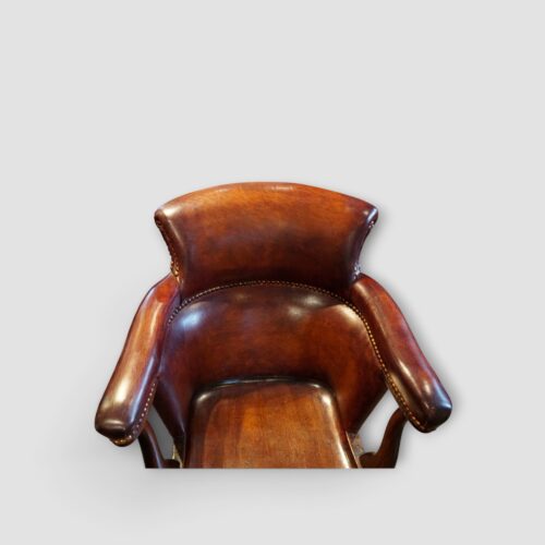 Traditional mahogany office chair