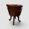 Antique Edwardian chair side profile