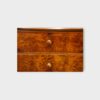 Victorian linen press with fitted interior shelves