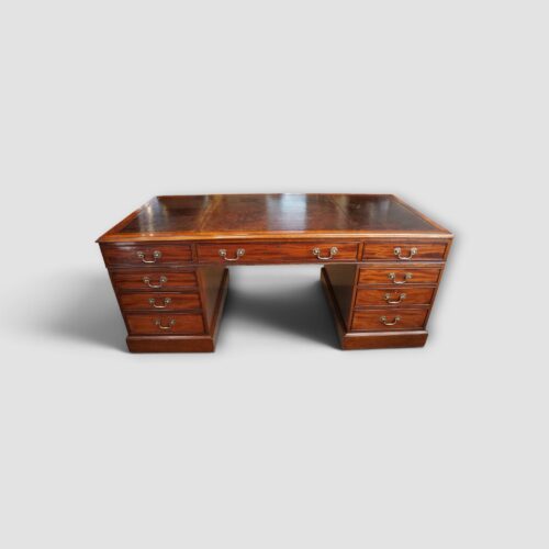 Victorian mahogany partners desk