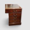 Antique partners desk with wide workspace